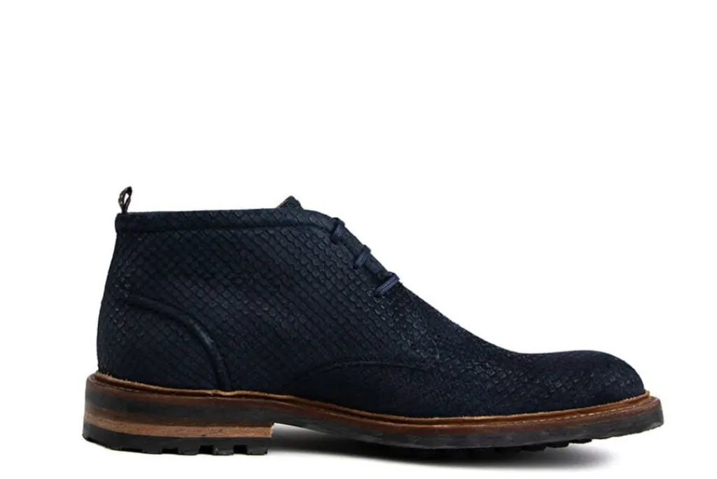 Veterboots En Bikerboot^Floris van Bommel Rocki 01.61 Darkblue