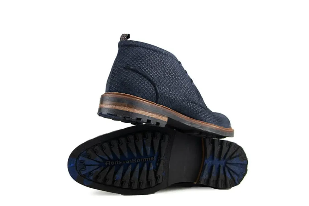 Veterboots En Bikerboot^Floris van Bommel Rocki 01.61 Darkblue