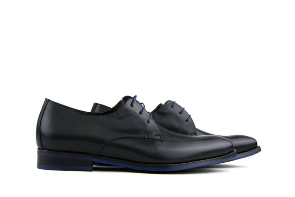 Veterschoenen | Nette Schoenen^Floris van Bommel Veterschoenen Zwart De Stijler 25.03