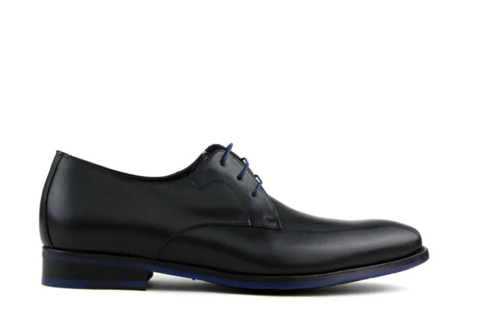 Veterschoenen | Nette Schoenen^Floris van Bommel Veterschoenen Zwart De Stijler 25.03