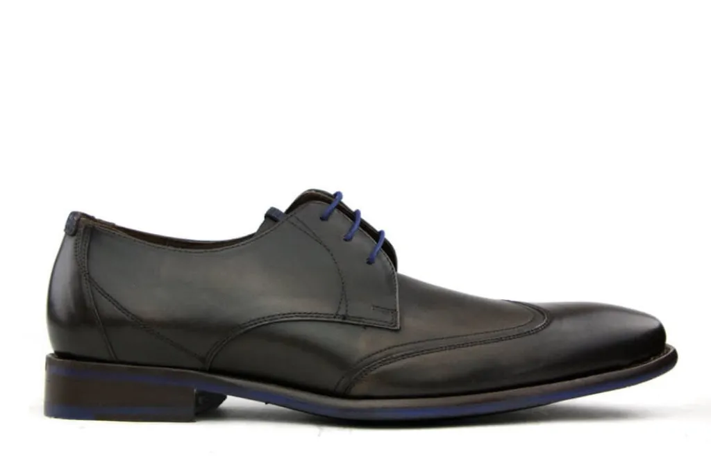 Veterschoenen | Nette Schoenen^Floris van Bommel Veterschoen Donkerbruin