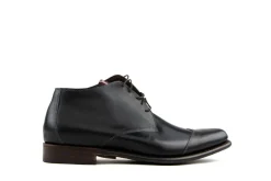 Hoge Veterschoenen | Nette Schoenen^Floris van Bommel Veterschoenen Zwart De Marser 01.00