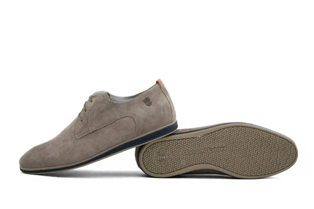 Sneakers^Floris van Bommel Veterschoen Presli 02.28 L.Brown