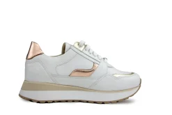 Sneakers | Wijdte K^Footnotes Sneaker Elke Calf White Combi