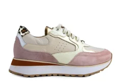 Sneakers | Wijdte K^Footnotes Sneaker Esme Beige Calf Combi