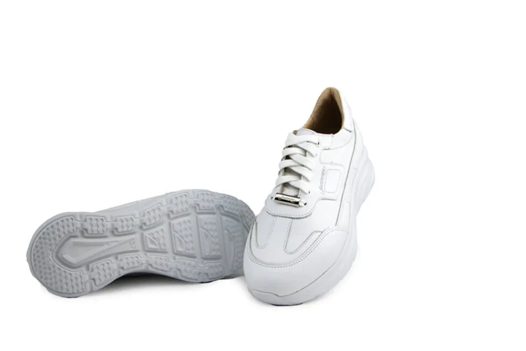 Sneakers | Wijdte K^Footnotes Sneaker Pien Offwhite Calf Nappa