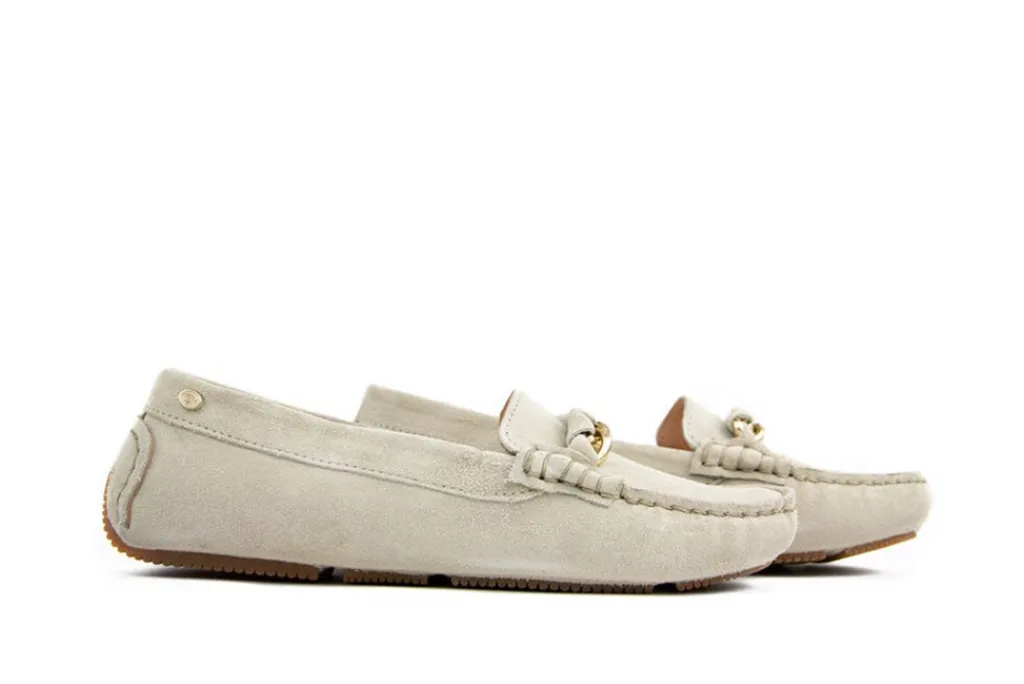 Mocassins | Loafers / Instappers^Fred de la Bretoniere Moccassins Beige Suede