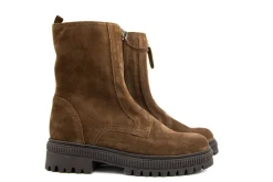 Veterboots En Bikerboots^Gabor Bikerboot Rits Whisky Suede