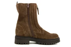 Veterboots En Bikerboots^Gabor Bikerboot Rits Whisky Suede