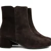 Enkellaarzen^Gabor Enkellaars Chocolate Suede