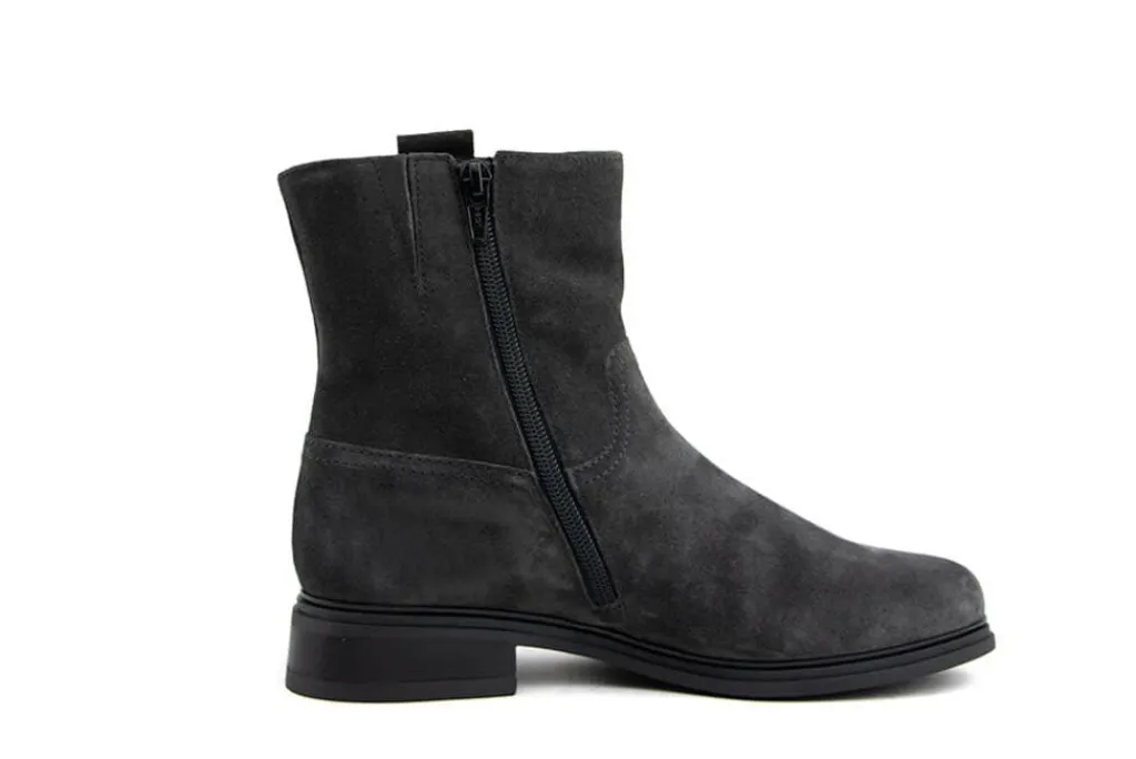 Enkellaarzen^Gabor Enkellaars Dark Grey Suede