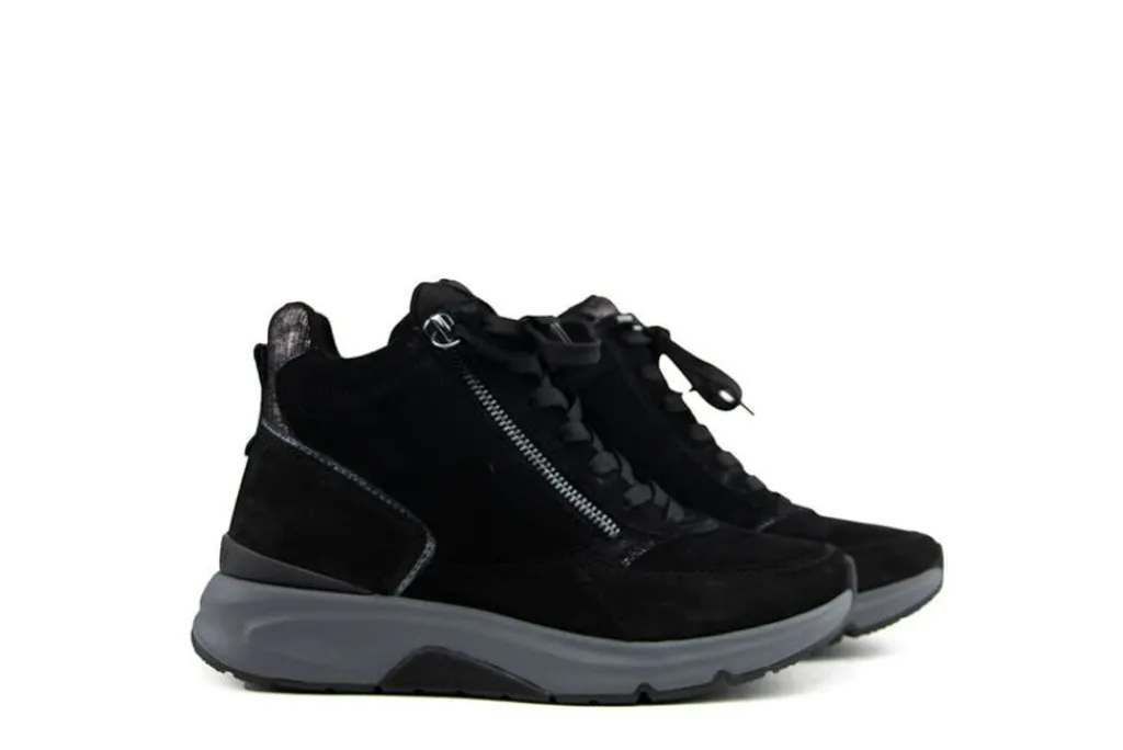 Sneakers^Gabor Hoge Sneaker Schwarz Anthrazit
