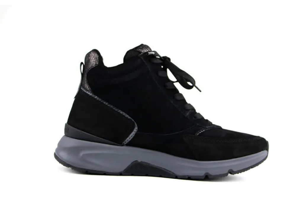 Sneakers^Gabor Hoge Sneaker Schwarz Anthrazit