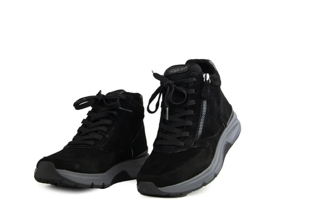 Sneakers^Gabor Hoge Sneaker Schwarz Anthrazit