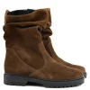 Enkellaarzen^Gabor Korte Laars Plooi Whisky Suede