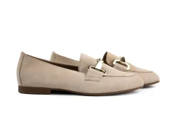 Loafers / Instappers^Gabor Loafer Bit Oak Gold Suede