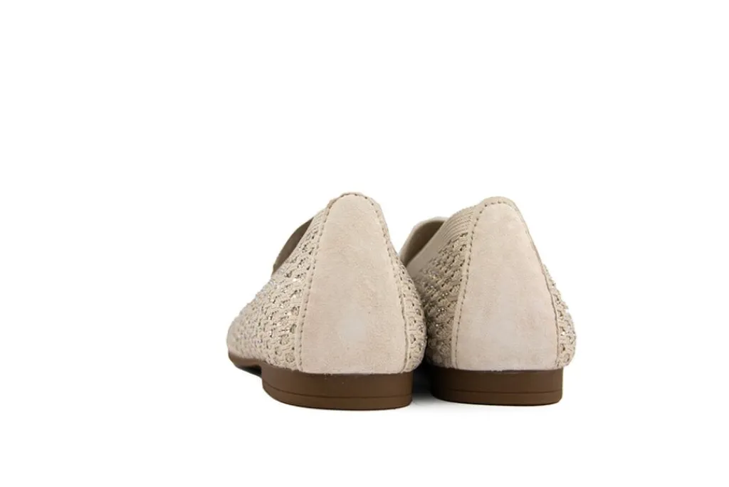 Loafers / Instappers^Gabor Loafer Oak Glitter Stretch