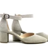 Pumps^Gabor Pump met Band Visone Suede
