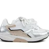 Sneakers^Gabor Rolling Soft Sneaker Weiss Silber Puder