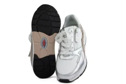 Sneakers^Gabor Rolling Soft Sneaker Weiss Silber Puder