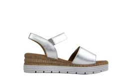 Sandalen | Sandalen En Slippers^Gabor Sandaal Lamina Silber Gold