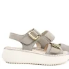 Sandalen En Slippers^Gabor Sandaal Leinen Soft Nubuck