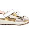 Sandalen | Sandalen En Slippers^Gabor Sandaal Metallic Puder Combi