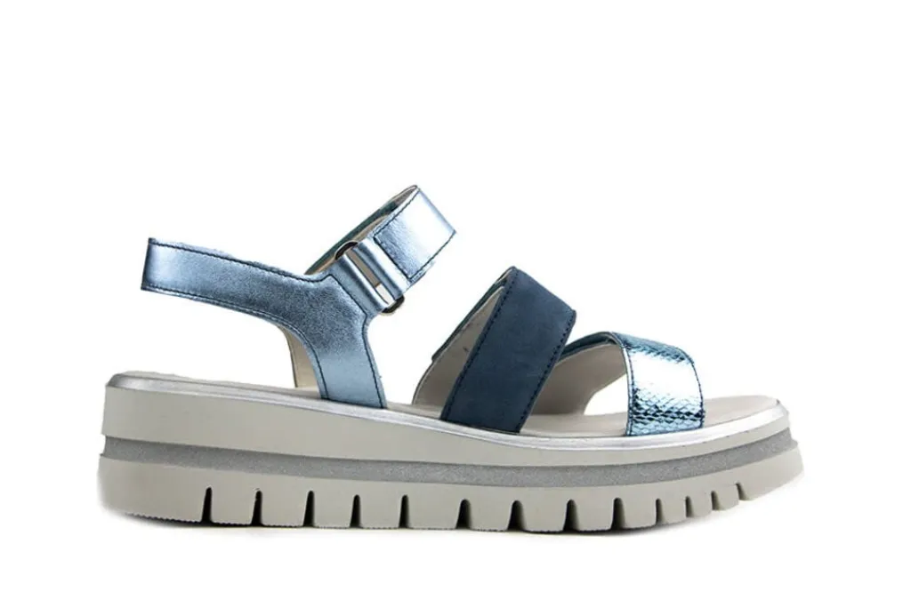 Sandalen | Sandalen En Slippers^Gabor Sandaal Nautic Metallic Combi