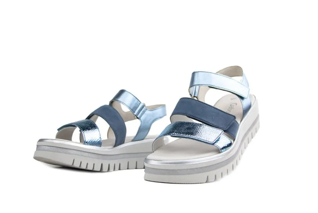 Sandalen | Sandalen En Slippers^Gabor Sandaal Nautic Metallic Combi