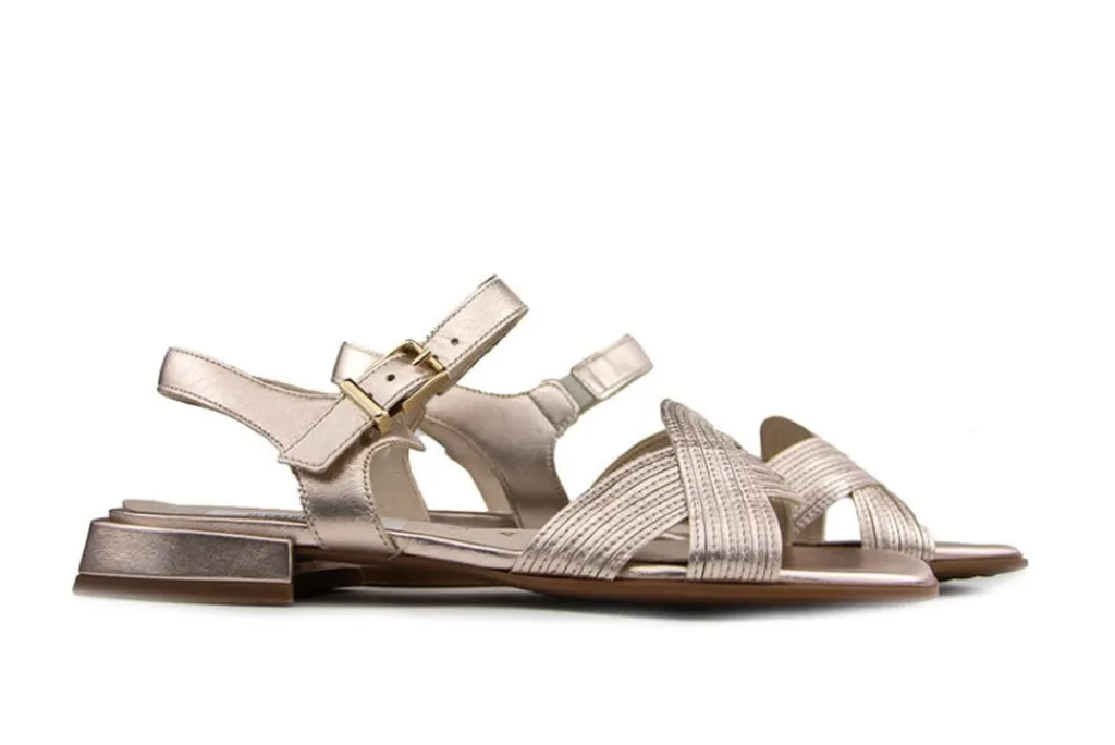 Sandalen | Sandalen En Slippers^Gabor Sandaal Puder Satin Metallic