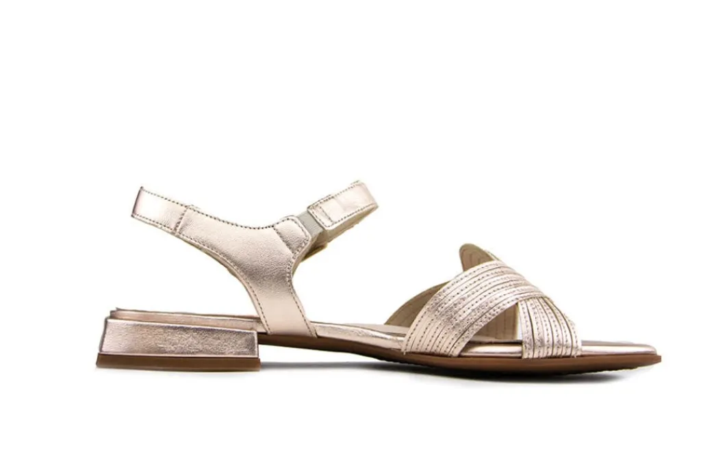 Sandalen | Sandalen En Slippers^Gabor Sandaal Puder Satin Metallic