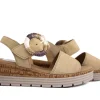 Sandalen | Sandalen En Slippers^Gabor Sandaal Sand Suede Gesp