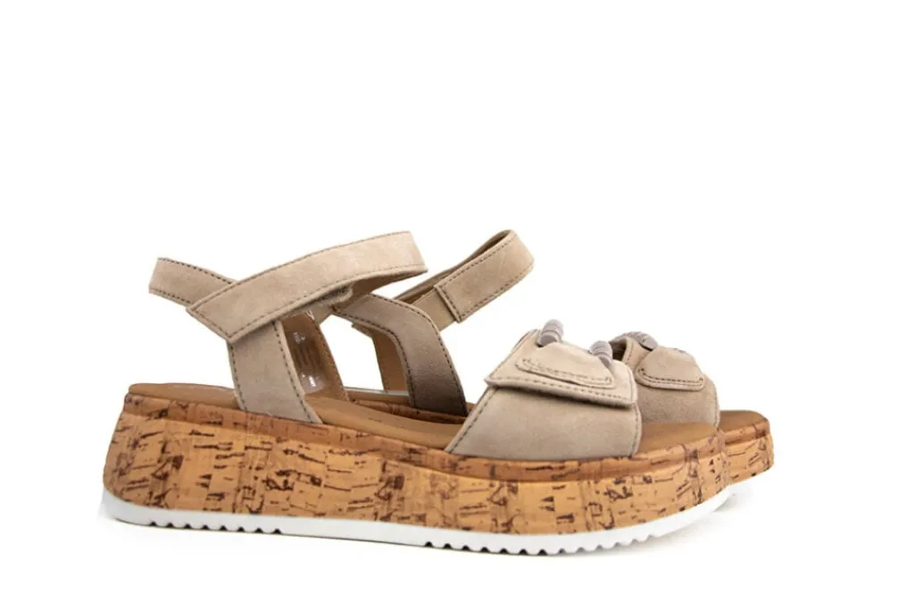 Sandalen | Sandalen En Slippers^Gabor Sandaal Sand Suede Kork