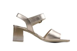 Sandalen En Slippers | Sandalen^Gabor Sandaal Satin Metallic Puder