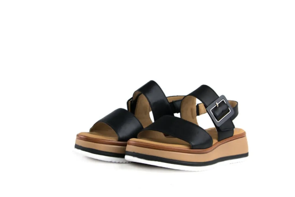 Sandalen | Sandalen En Slippers^Gabor Sandaal Schwarz Calf