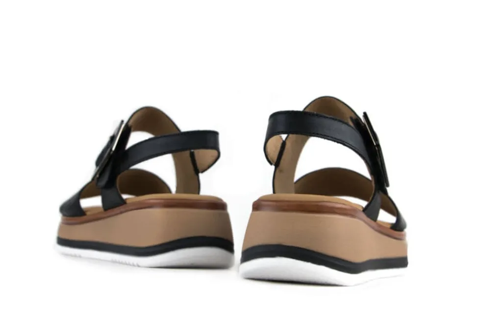 Sandalen | Sandalen En Slippers^Gabor Sandaal Schwarz Calf