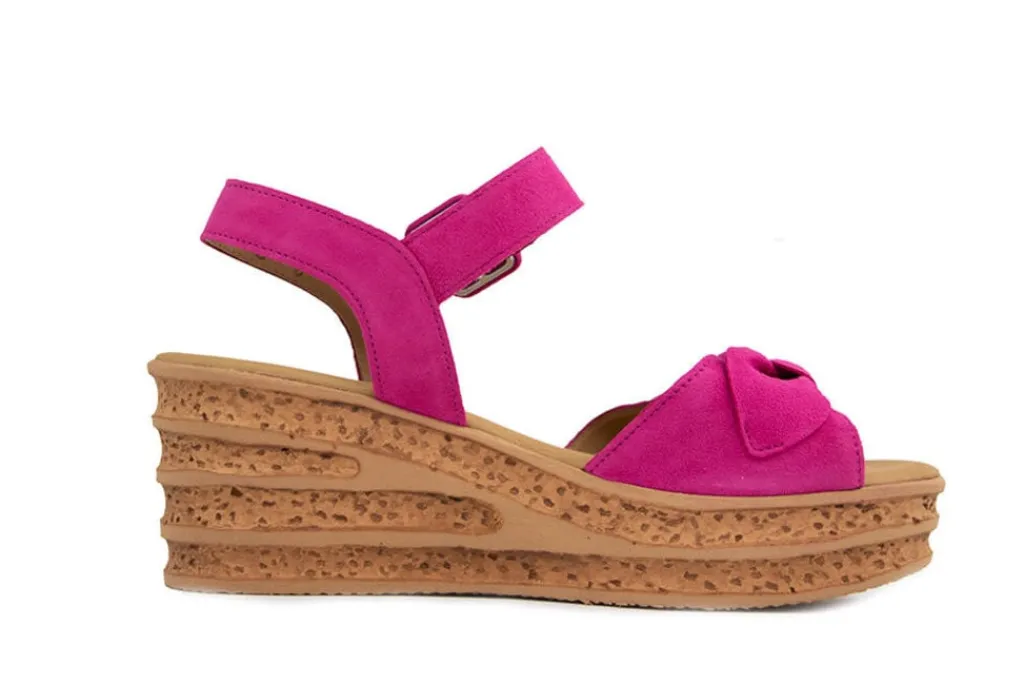 Sandalen | Sandalen En Slippers^Gabor Sandaal Sleehak Pink Suede