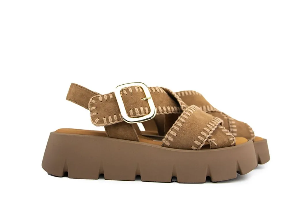 Sandalen | Sandalen En Slippers^Gabor Sandaal Walnut Suède