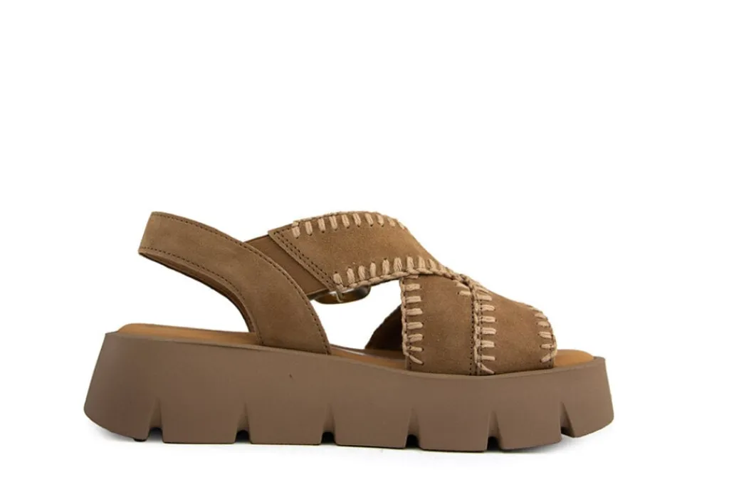 Sandalen | Sandalen En Slippers^Gabor Sandaal Walnut Suède