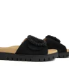 Slippers | Sandalen En Slippers^Gabor Slipper Gesp Schwarz Suede