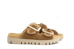 Slippers | Sandalen En Slippers^Gabor Slipper Walnut Suede