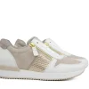 Sneakers^Gabor Sneaker Latte Oak Kombi Nappa Treccia
