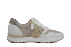 Sneakers^Gabor Sneaker Latte Oak Kombi Nappa Treccia