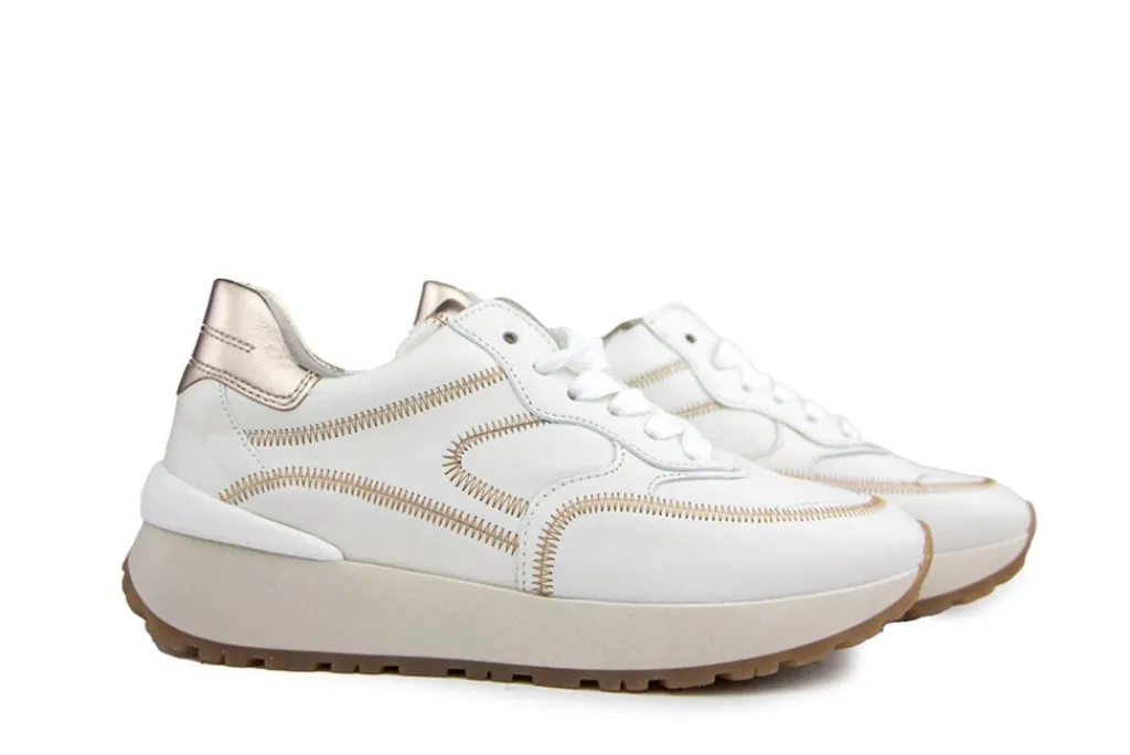 Sneakers^Gabor Sneaker Latte Puder Nappa