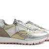 Sneakers^Gabor Sneaker Latte Silber Rose Metal