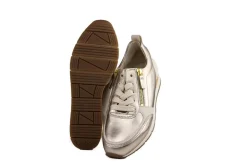 Sneakers^Gabor Sneaker Puder Creme Gold Satin