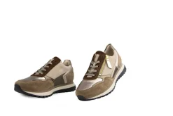 Sneakers | Wijdte H^Gabor Sneaker Puder Farro Cacao Smoky