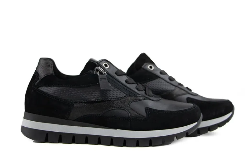 Sneakers^Gabor Sneaker Schwarz Glamour
