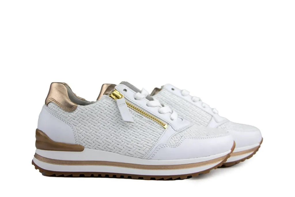 Sneakers^Gabor Sneaker Twist Weiss Platino