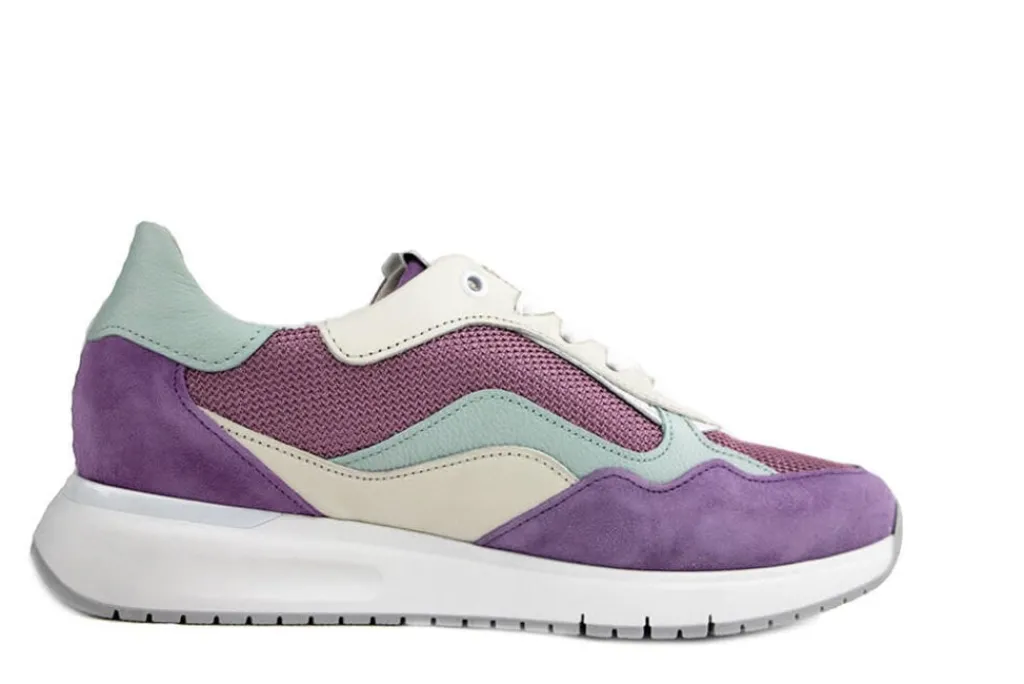 Sneakers^Gabor Sneaker Violet Creme Mint